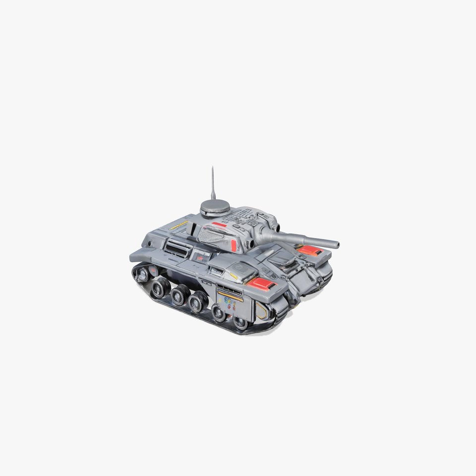 Futuristic Tank D Model Pack